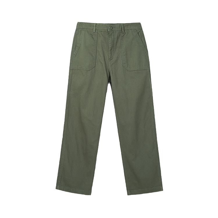 

Повседневные брюки Unisex Moderate Straight Fit SPAO, хаки