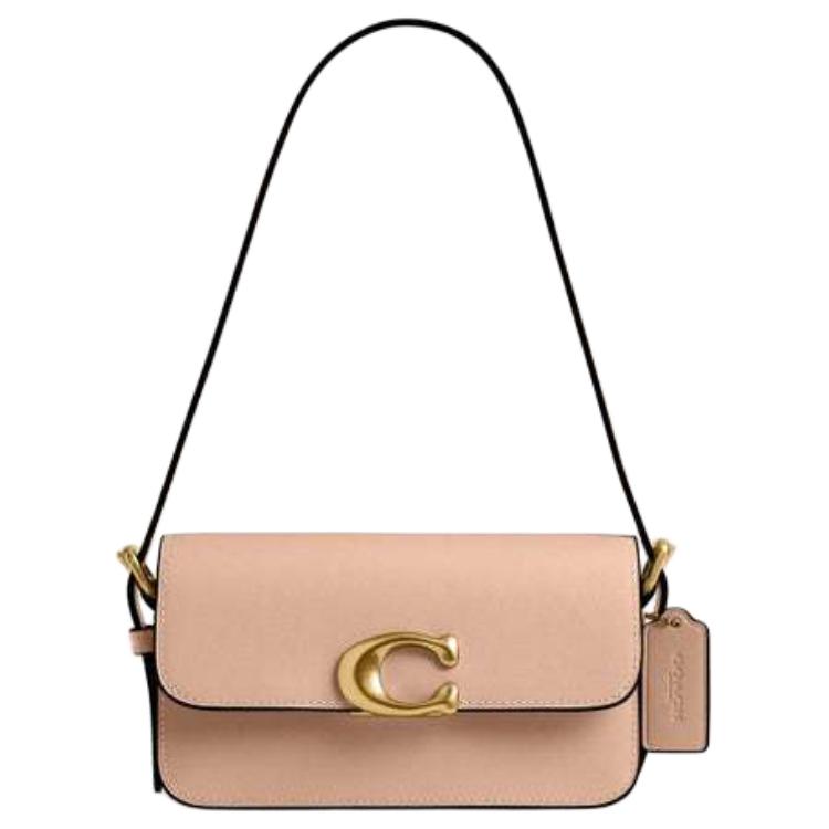 

Сумка через плечо из телячьей кожи Trumpets женская бежевая COACH, Set (Bag+Dust Bag)