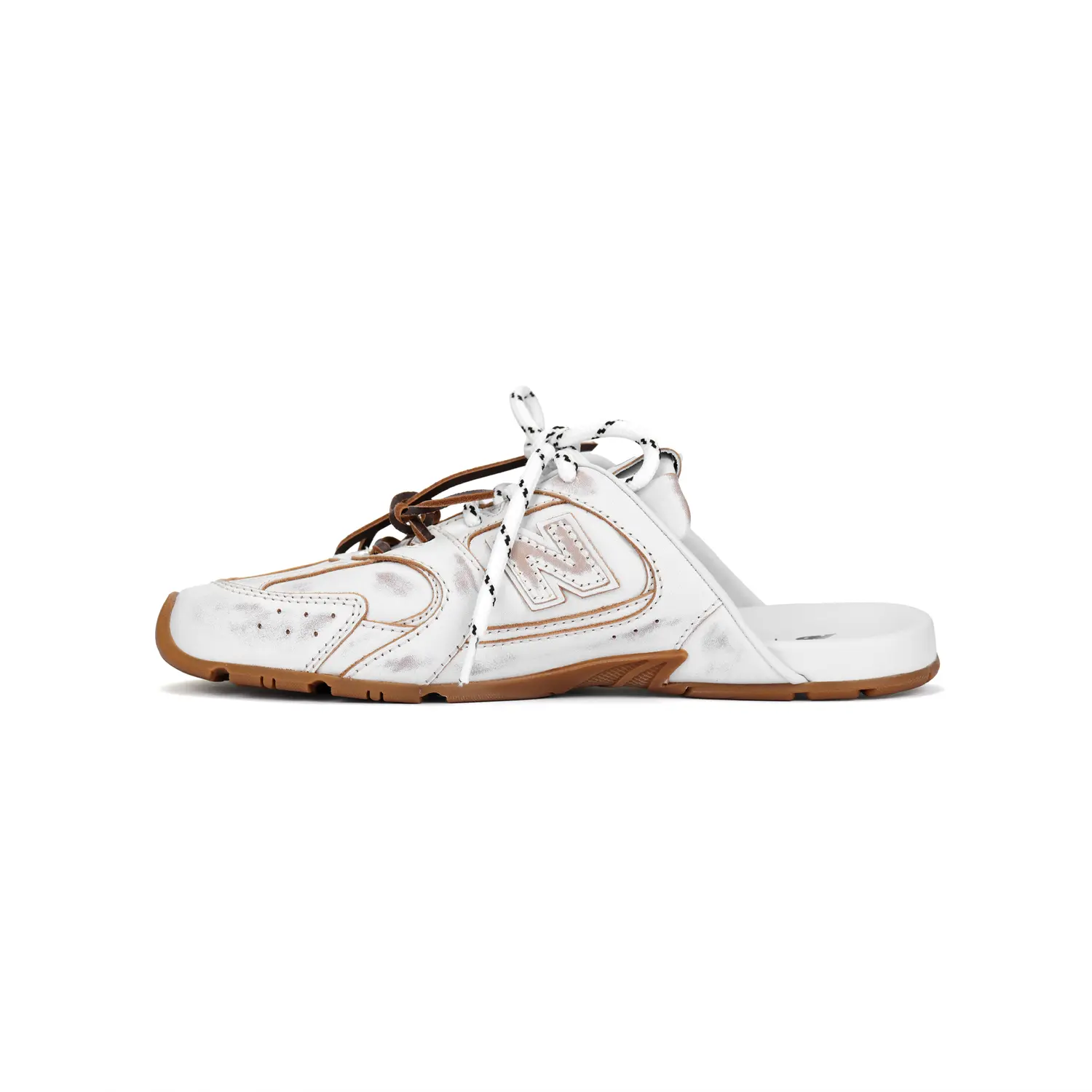 MIU MIU New Balance x NB 530 SL закрытые тапочки женские white