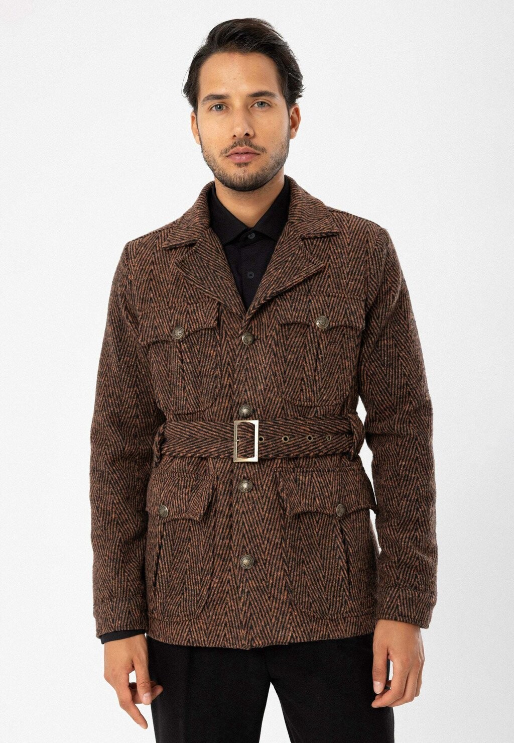 

Легкая куртка PATTERNED BELT DETAILED Antioch, цвет tile