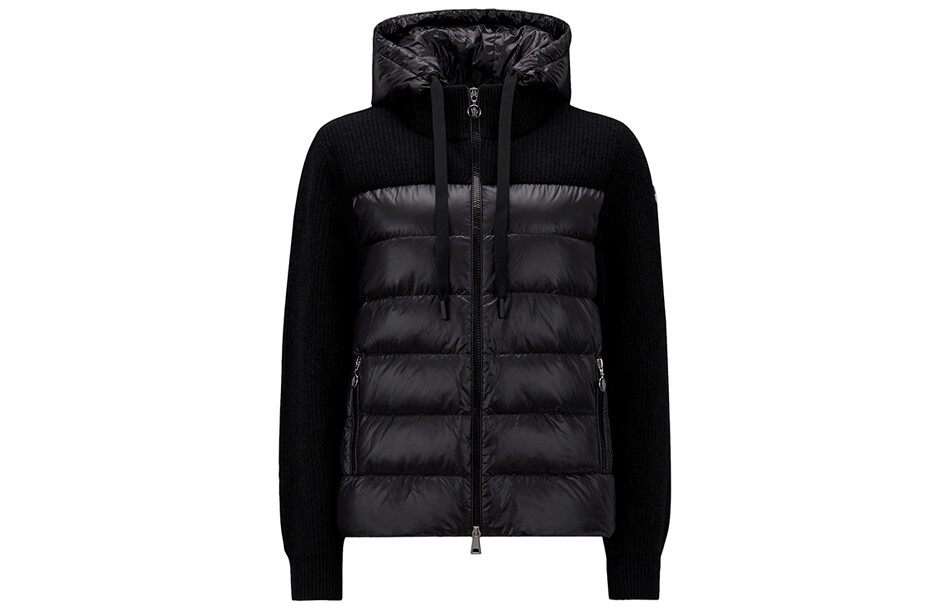 

Пуховик женский черный Moncler