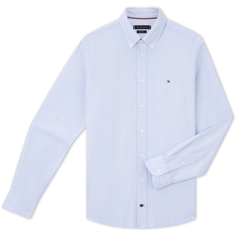 

Рубашка мужская Tommy Hilfiger, Blue White Stripes 0A4