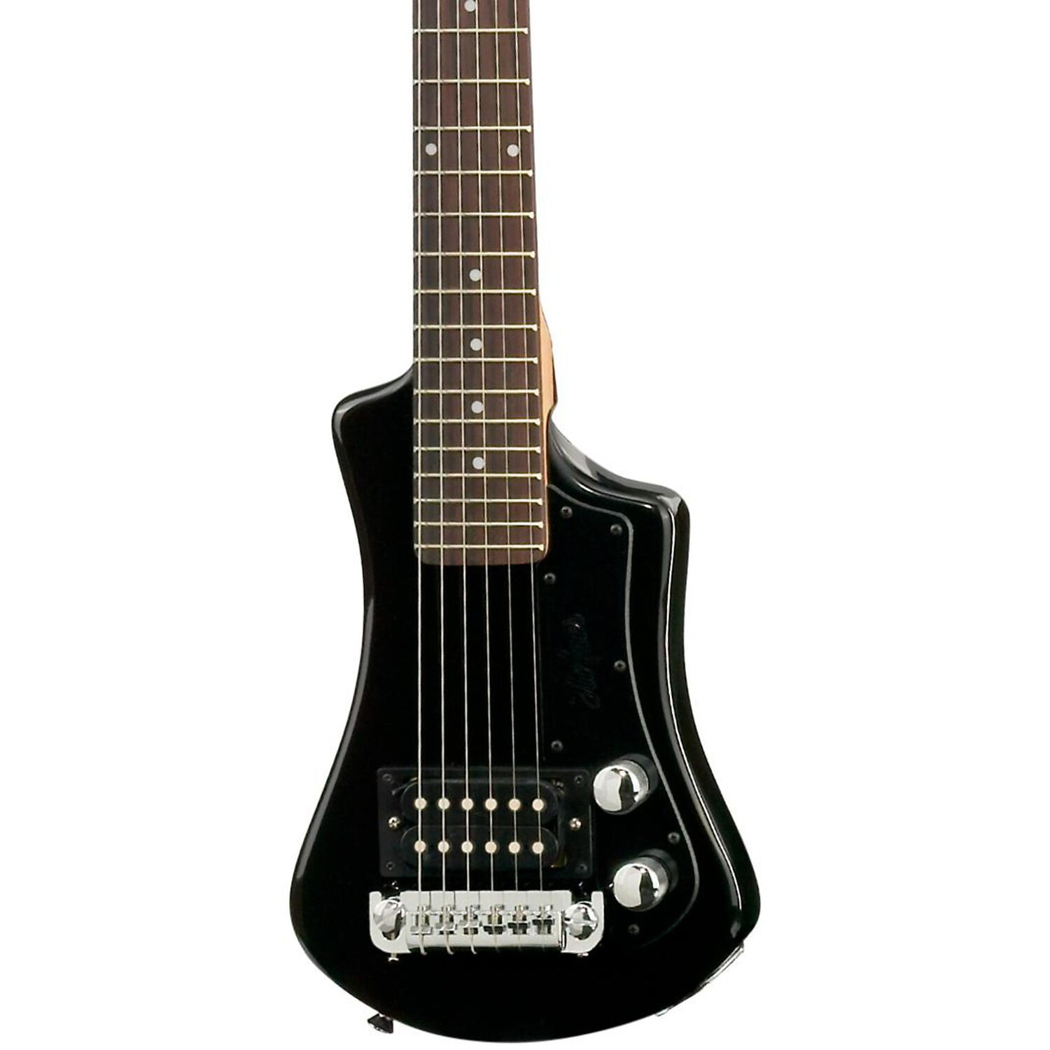 

Электрическая дорожная гитара Hofner Shorty, черная