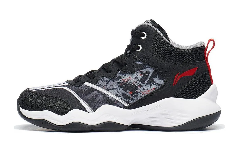 Li-Ning YOUNG Boundary Breaker Low top детские баскетбольные кроссовки Black/Stone Gray