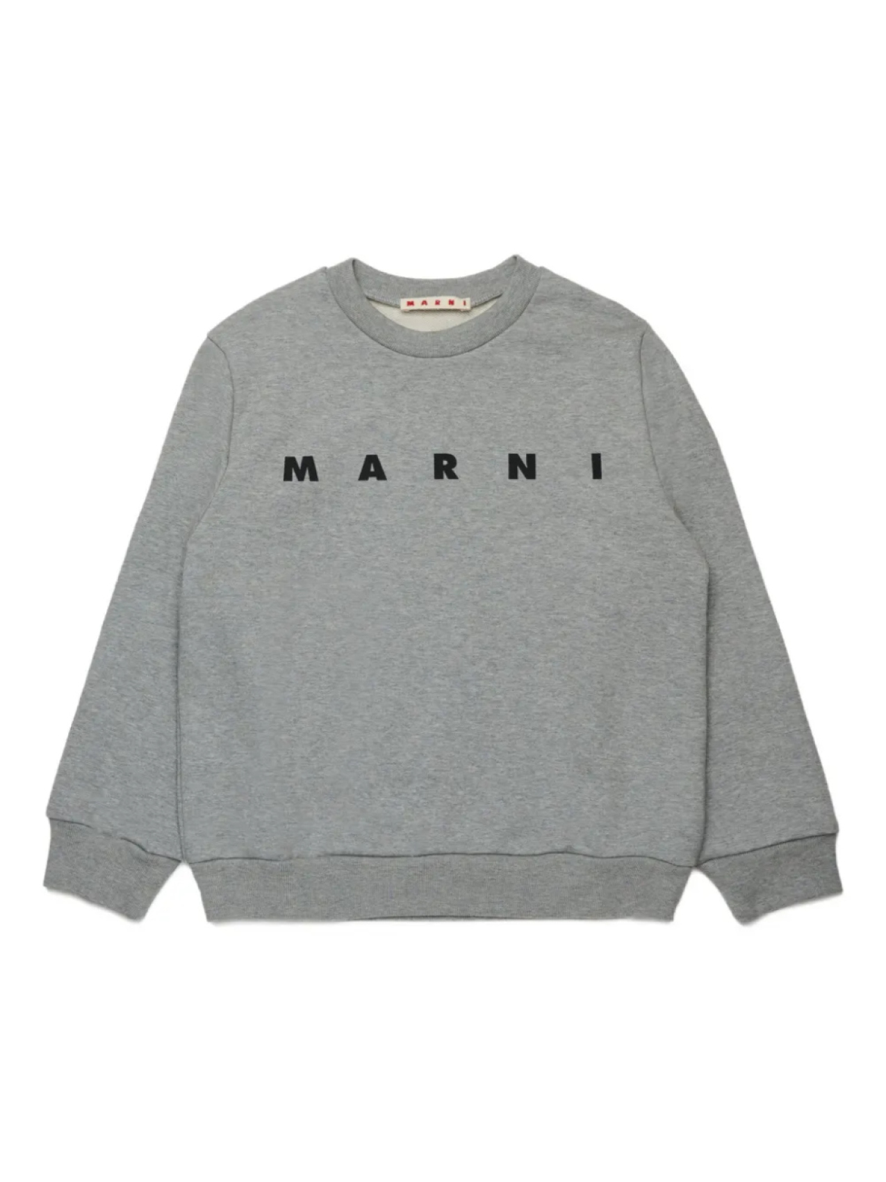 

Детская хлопковая толстовка Marni Kids, серый