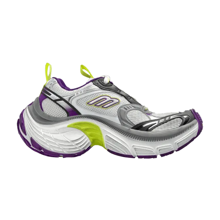 Кроссовки Balenciaga Wmns 6XL Sneaker 'Worn-Out - White Purple Yellow', белый
