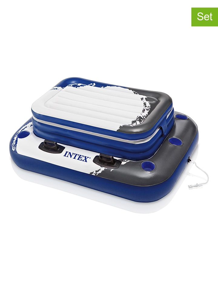 

Intex Охладитель для напитков "Mega chill" с аксессуарами синего цвета