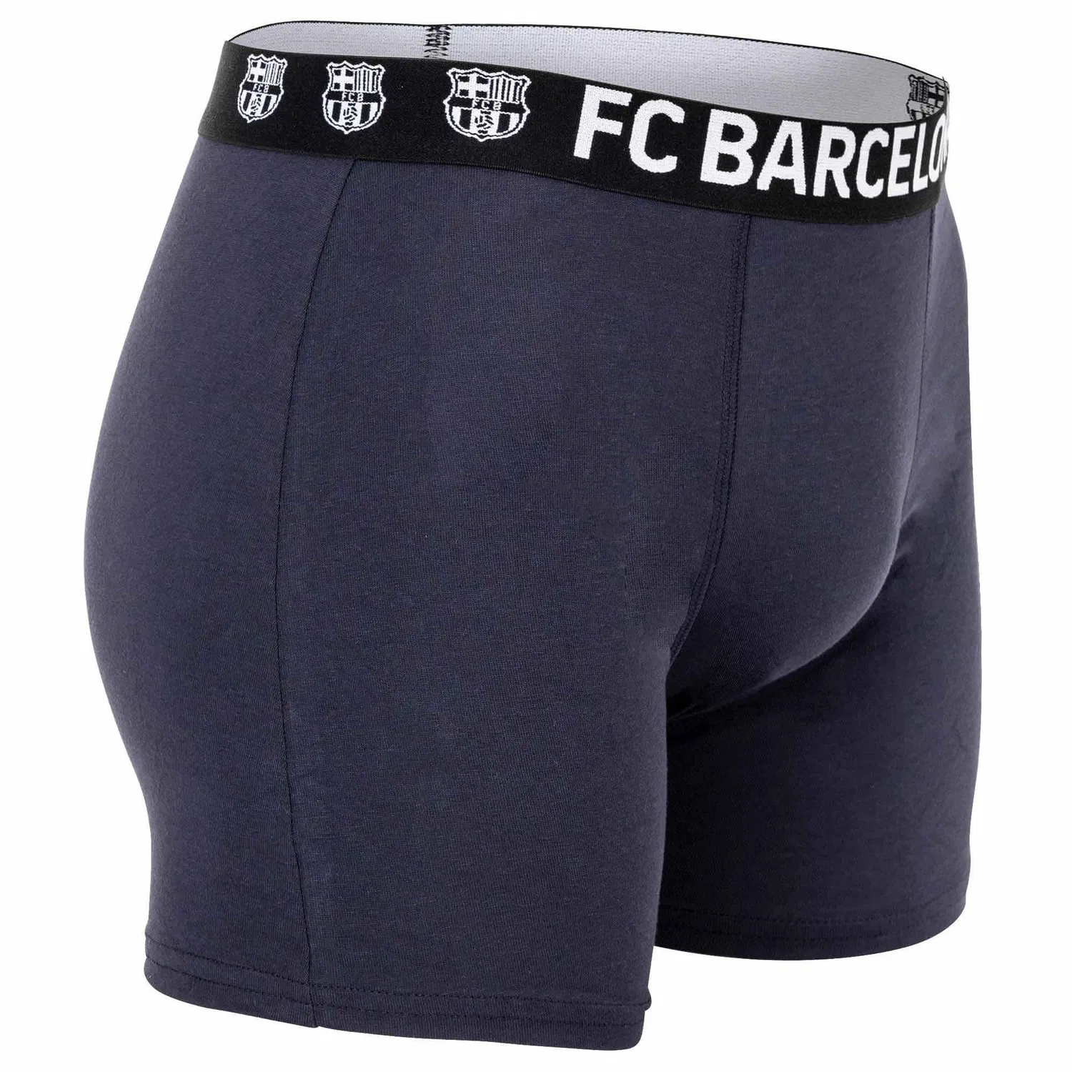 Боксеры 5 штук, FC Barcelona, черный/серый/белый/синий/красный — фото 3