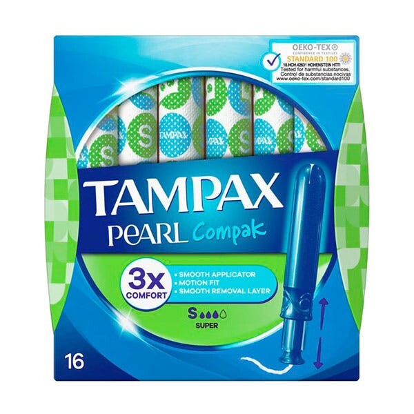 

Компак Перл Супер 16 шт Tampax