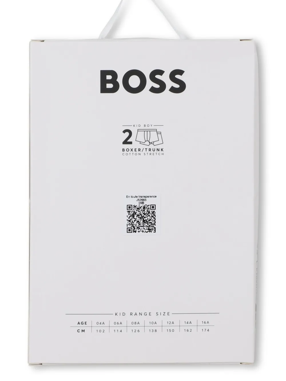 Комплект из двух боксеров с логотипом BOSS Kidswear, черный — фото 3