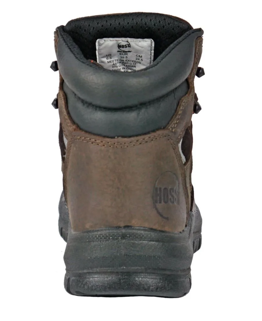 Мужские рабочие ботинки HOSS Lorne 6 дюймов с композитным носком Hoss Boot Company, коричневый — фото 3