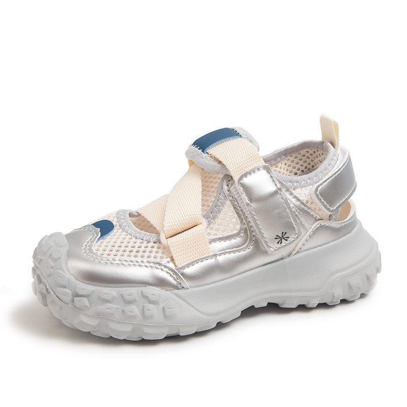 

Низкие Детские сандалии YUZHAOLIN, серебряный