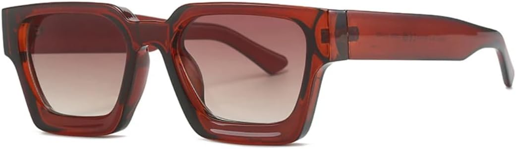 

Солнцезащитные очки для мужчин и женщин - защита UV400 - градиентные линзы, леопардовый принт, маленькая оправа, для занятий спортом на открытом воздухе и вождения DSVIGF, Brown Tea Gradient