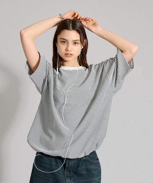 

Футболка с круглым вырезом и шнуровкой WETTEMPT, белый