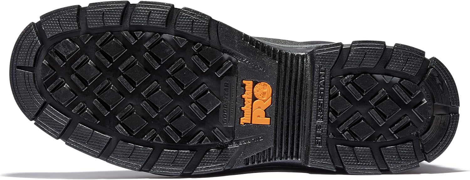 Timberland PRO мужские Stockdale Pull-on Alloy Safety Toe водонепроницаемые рабочие ботинки, Black-2024 New — фото 4