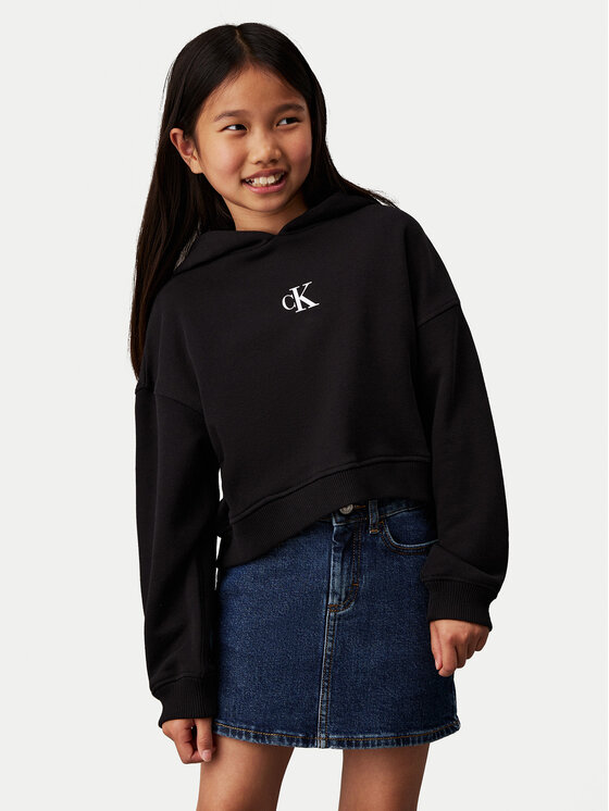 

Свитшот boxy fit IG0IG02755 D Calvin Klein Jeans, чёрный