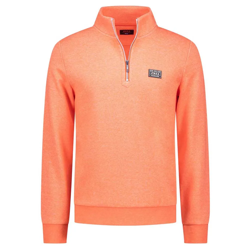 

Свитер Nza New Zealand Jacob half zip, оранжевый