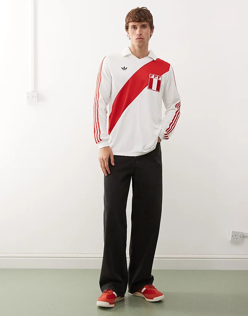 Джерси adidas Originals Peru 1978 белого цвета — фото 2