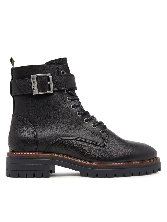 Женские ботинки Barbour Heidi из зернистой кожи, черный