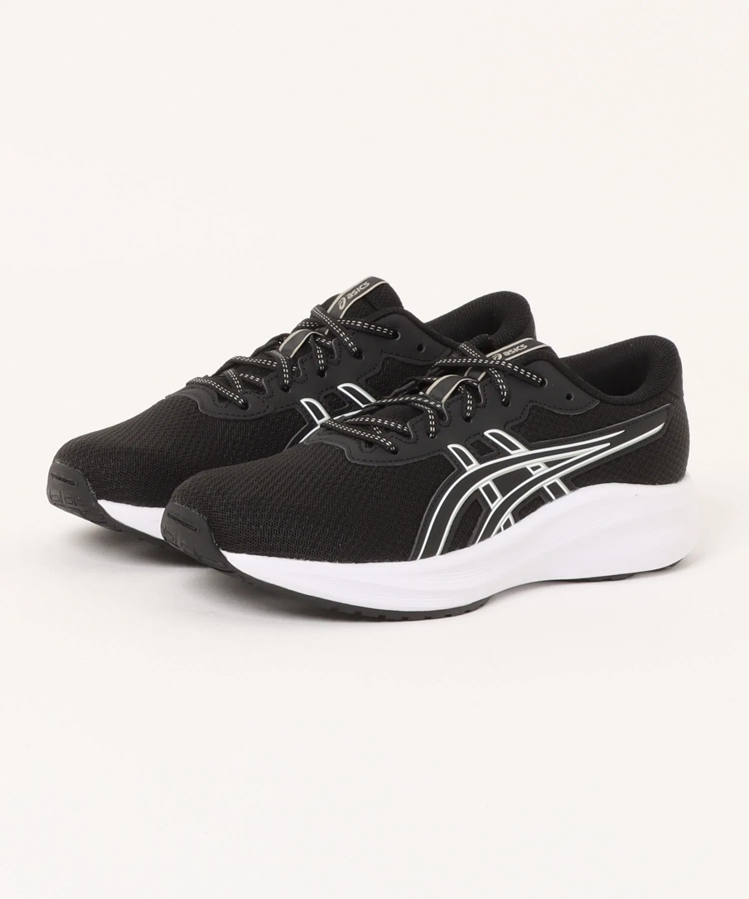 Детские кроссовки ASICS GEL-EXCITE 11 GS для бега чёрно-белые