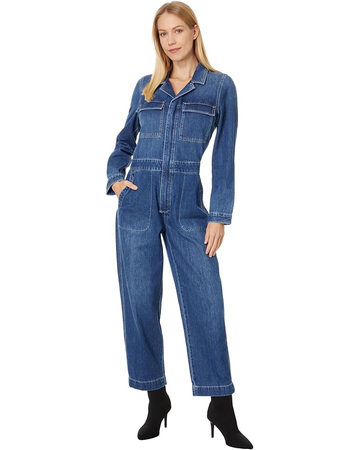 

Комбинезон Madewell Zip Front Iconic Coverall in Dewitt Wash, цвет Dewitt Wash