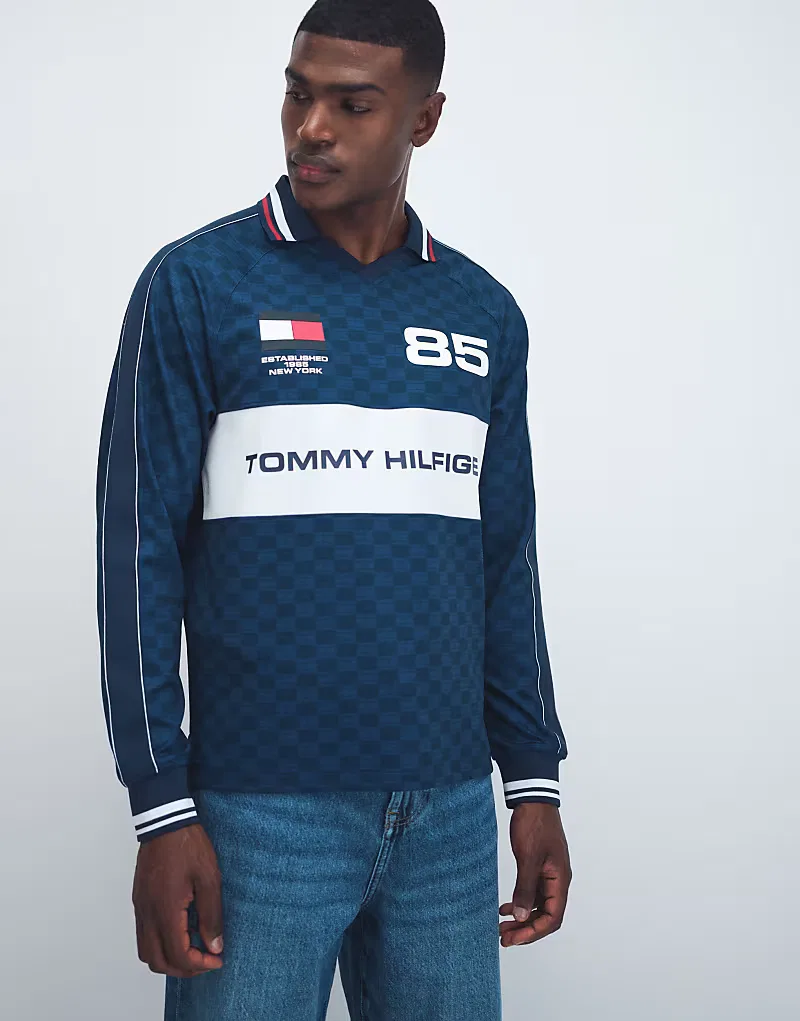Регбийная футболка Tommy Hilfiger World Cup, темно-синий