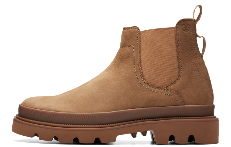 

Ботинки Badell Top с круглым носком Clarks, earth желтый 261734197