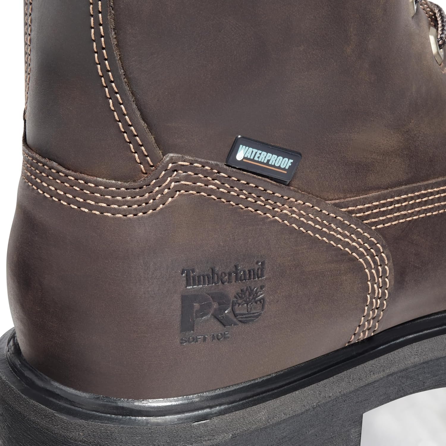 Timberland PRO мужские промышленные рабочие ботинки Direct Attach 8 дюймов с мягким мысом, утепленные, водонепроницаемые, Brown — фото 3