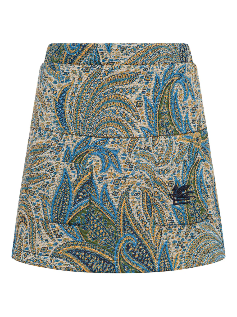 

Юбка из жаккарда с узором пейсли ETRO KIDS, зеленый