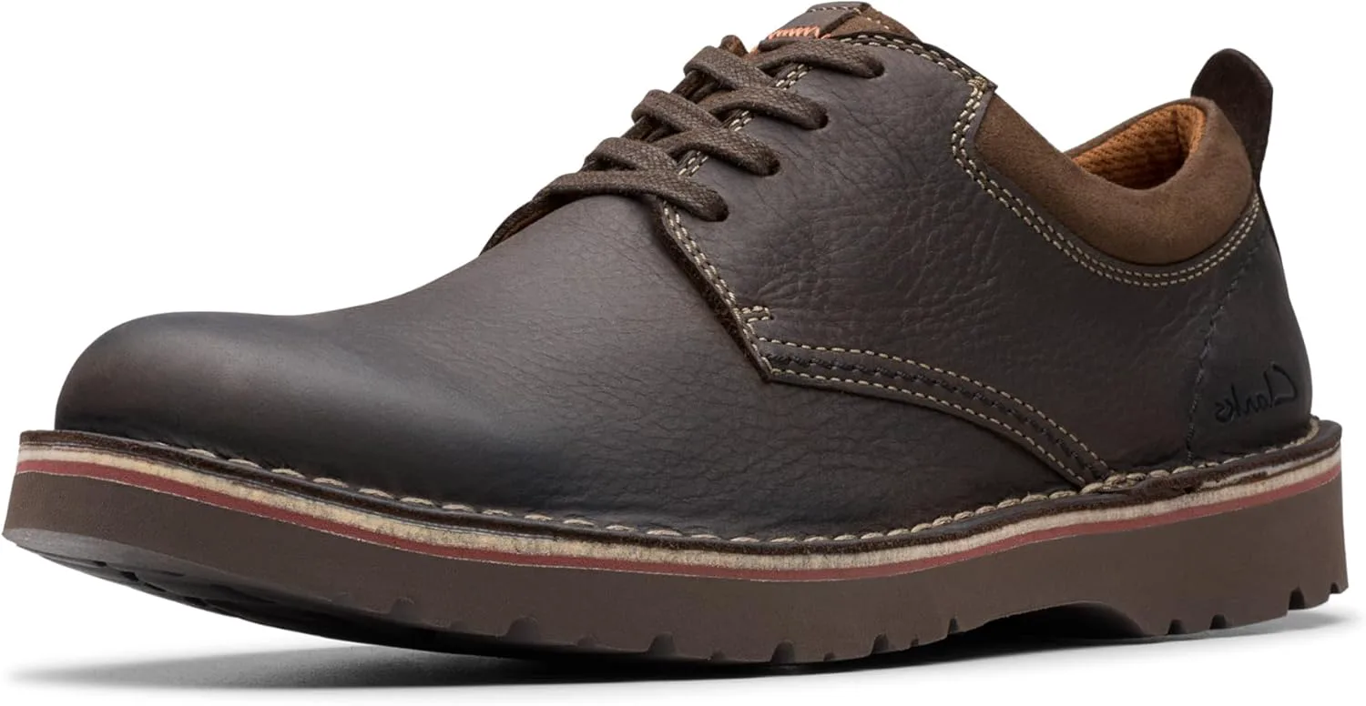 Мужские низкие оксфорды Clarks Eastridge, темно-коричневый — фото 2