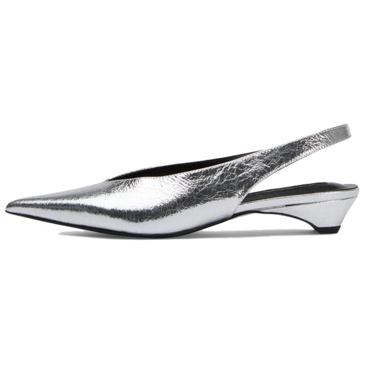 Tony Bianco Серебряные женские повседневные туфли на каблуке 2,5 см, цвет Silver