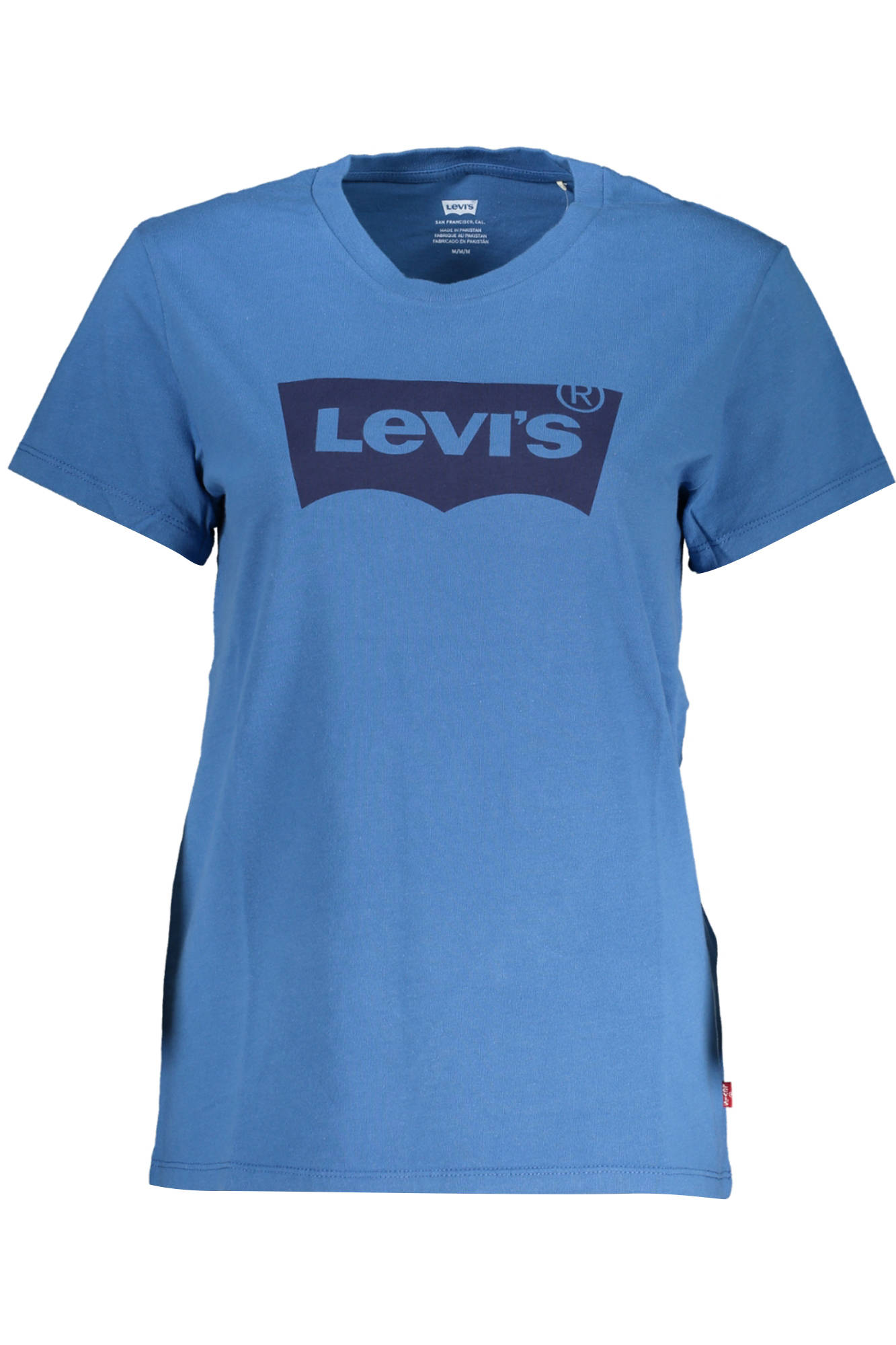 

Женская футболка Levi'S хлопковая с контрастным логотипом, синий