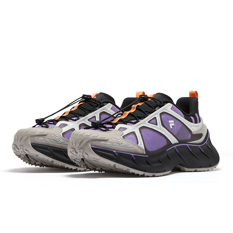 FILA FUSION Glacier повседневные кроссовки мужские elf фиолетовый черный — фото 3