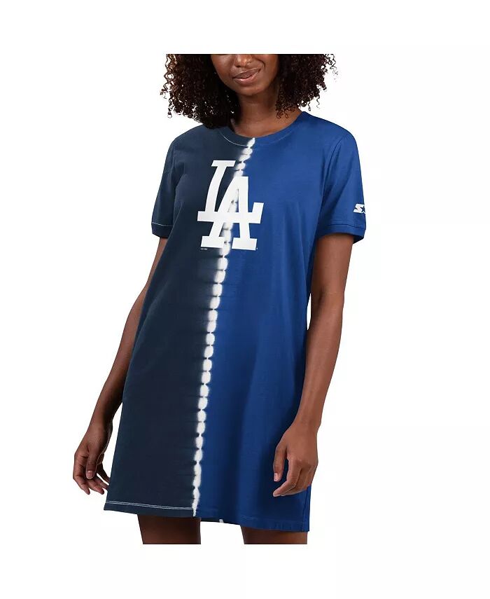 

Женское темно-синее платье-кроссовки Royal Los Angeles Dodgers Ace Tie-Dye Starter