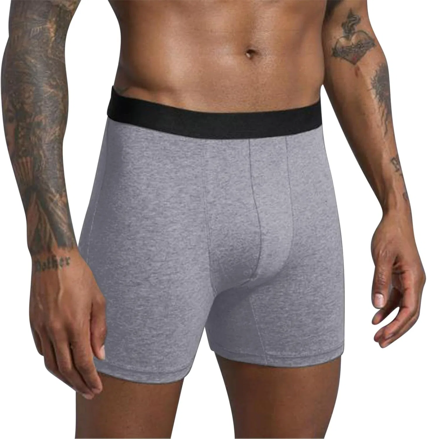 Боксеры хлопковые, Athletic, Gray