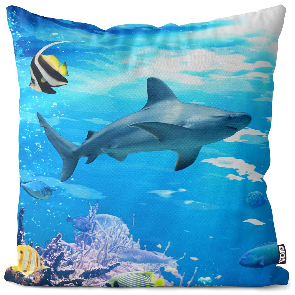

Чехол на подушку VOID Shark Sea Shark, полиэстер, водонепроницаемая подушка для улицы и дома. Размер: 50 x 50 см.