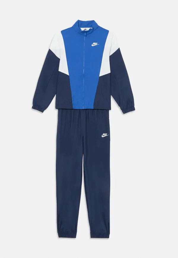 Спортивный костюм унисекс, спортивные штаны Nike Sportswear, Midnight Navy/Game Royal/White — фото 3