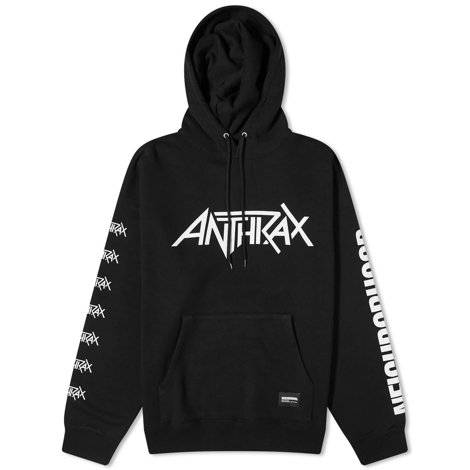 

Худи Neighborhood Anthrax Pullover, черный