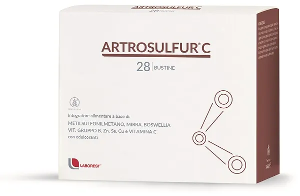

Artrosulfur C Добавка для суставов 28 пакетиков Здоровые суставы Laborest