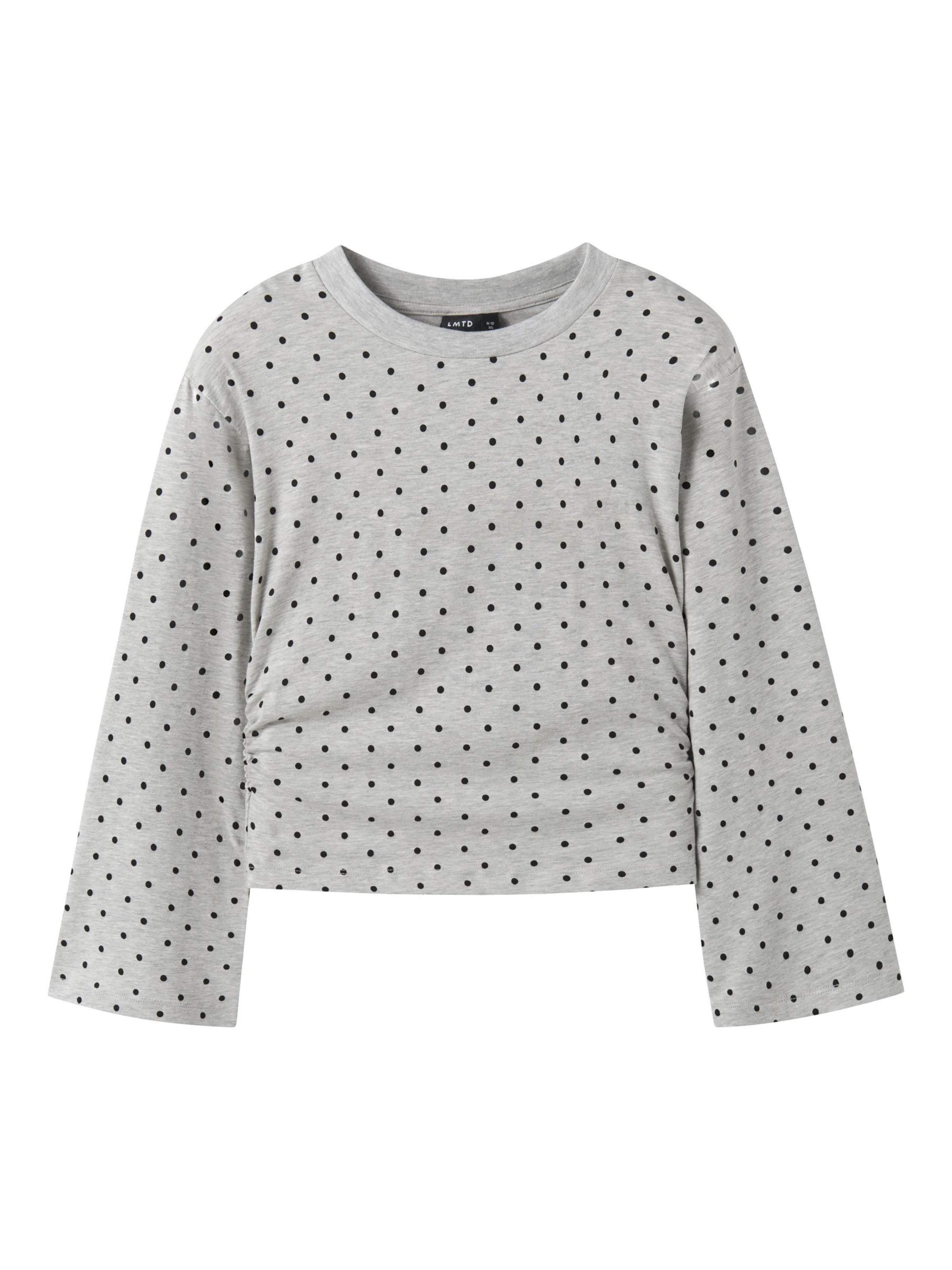 

LMTD Лонгслив в крапинку серого цвета