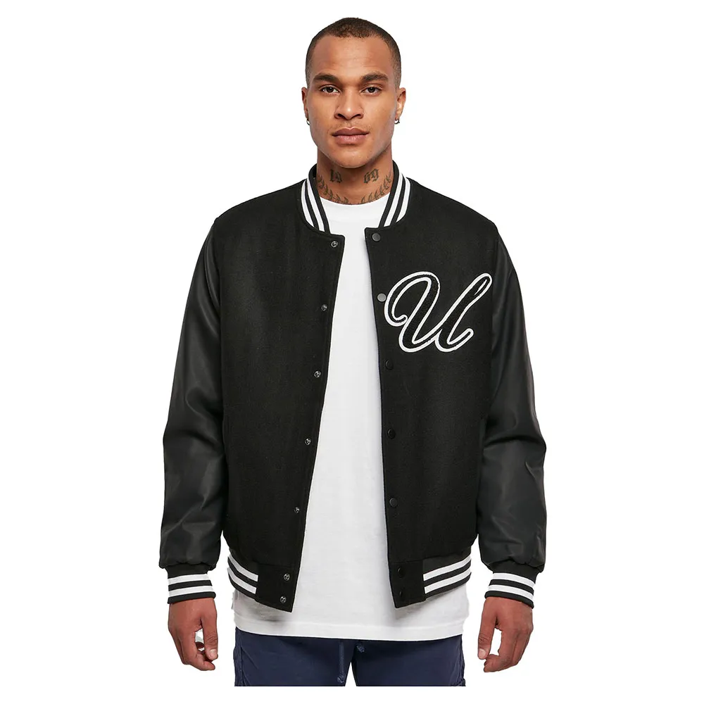 

Куртка Urban Classics Big U College bomber, черный