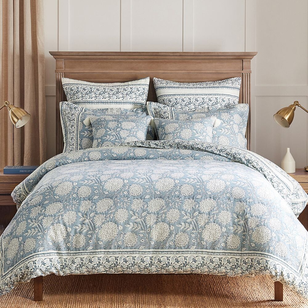 

Levtex Home Adare синий комплект пододеяльников с накладками, синий