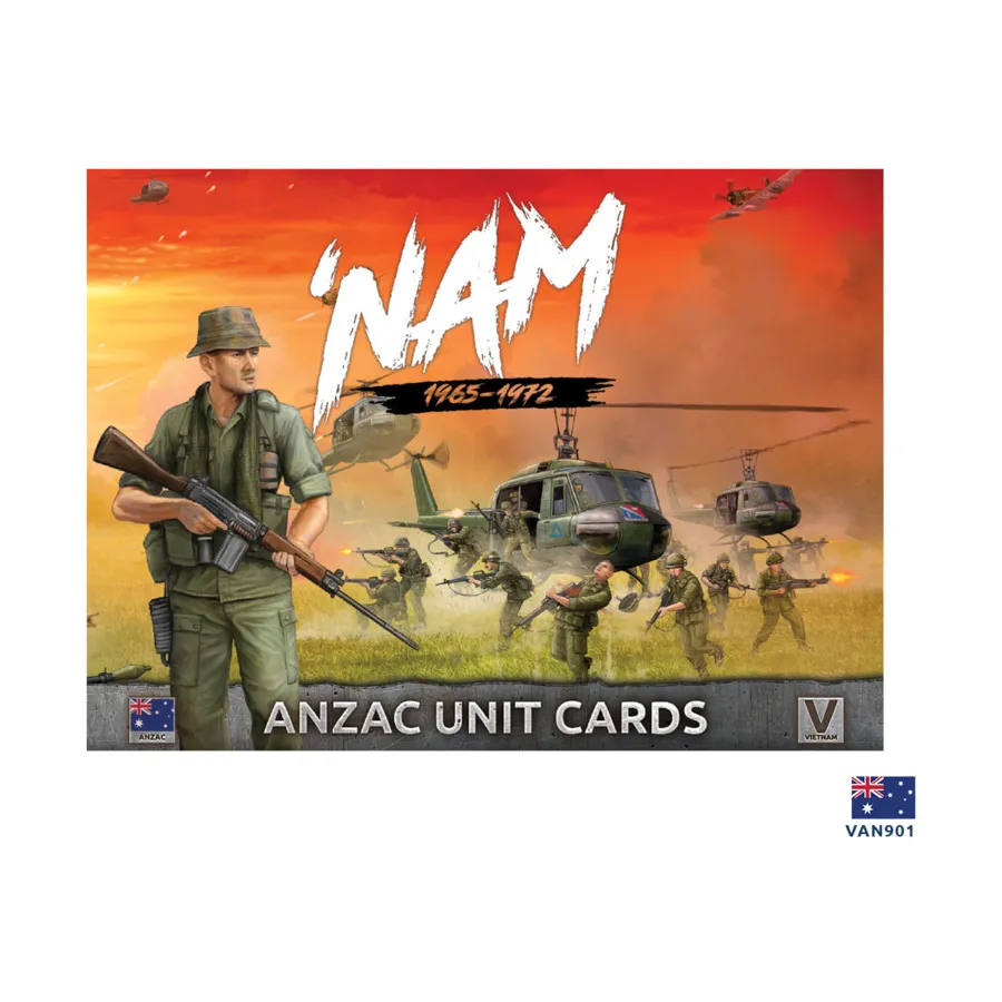 

Карты отрядов — Анзак, 'Nam - The Vietnam War Miniatures Game (1:100)