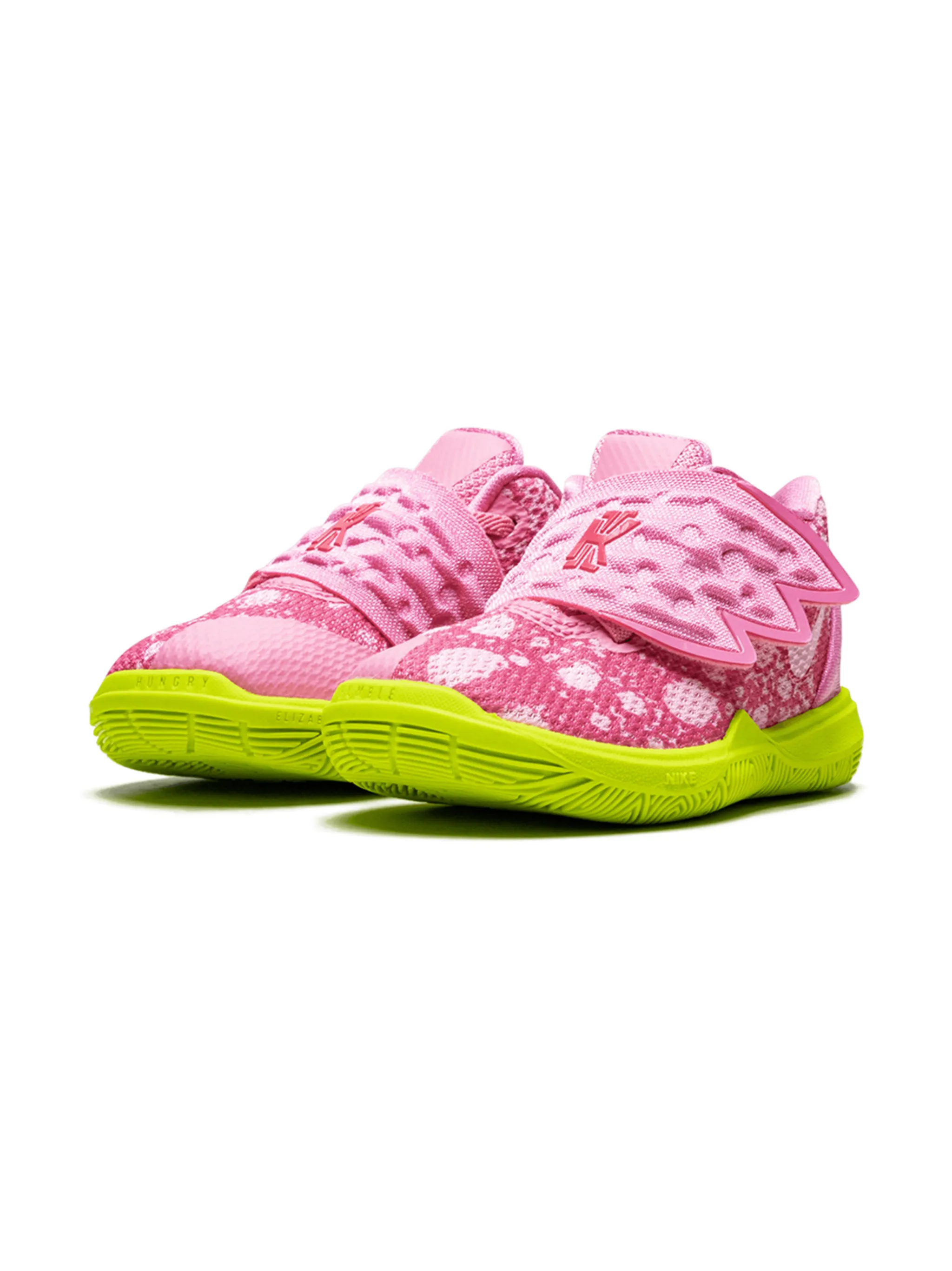 Кроссовки из коллаборации с SpongeBob SquarePants Kyrie 5 Patrick Star Nike Kids, розовый — фото 2