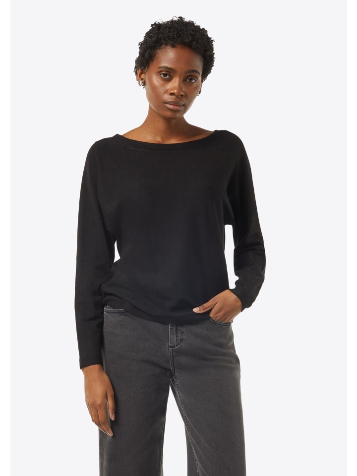 

Пуловер comma Strickpullover langarm, черный