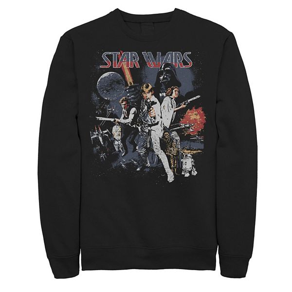 

Толстовка Disney's men's og action poster fleece Star Wars