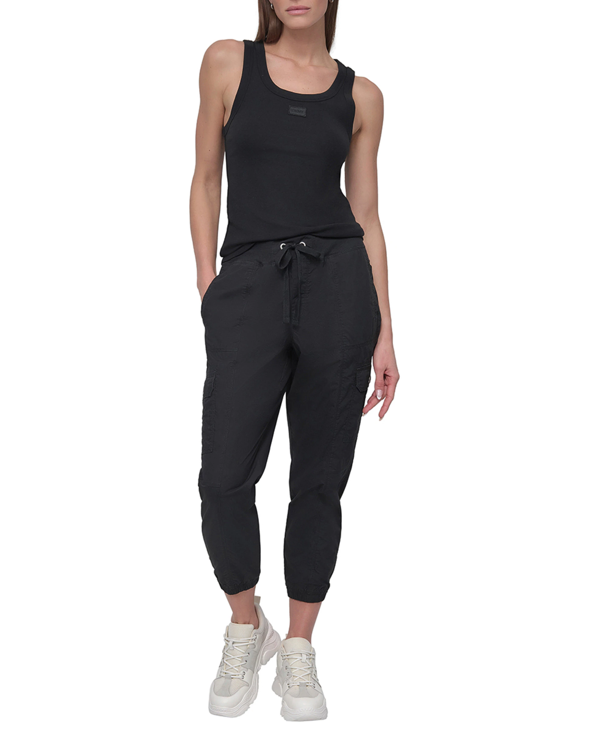 

Женские длинные брюки карго Dkny Jeans, черный