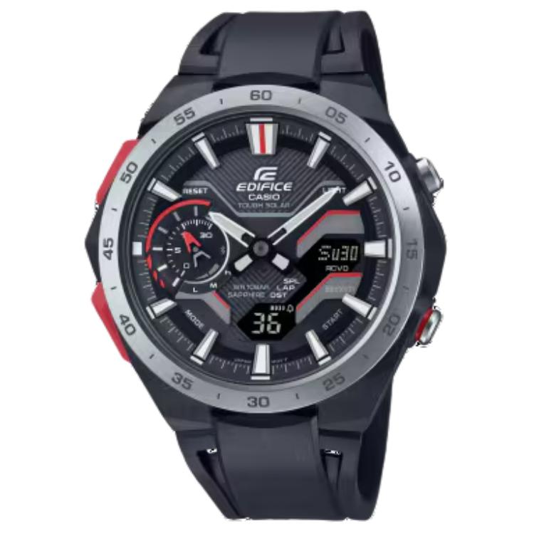 

Унисекс черные часы EDIFICE CASIO