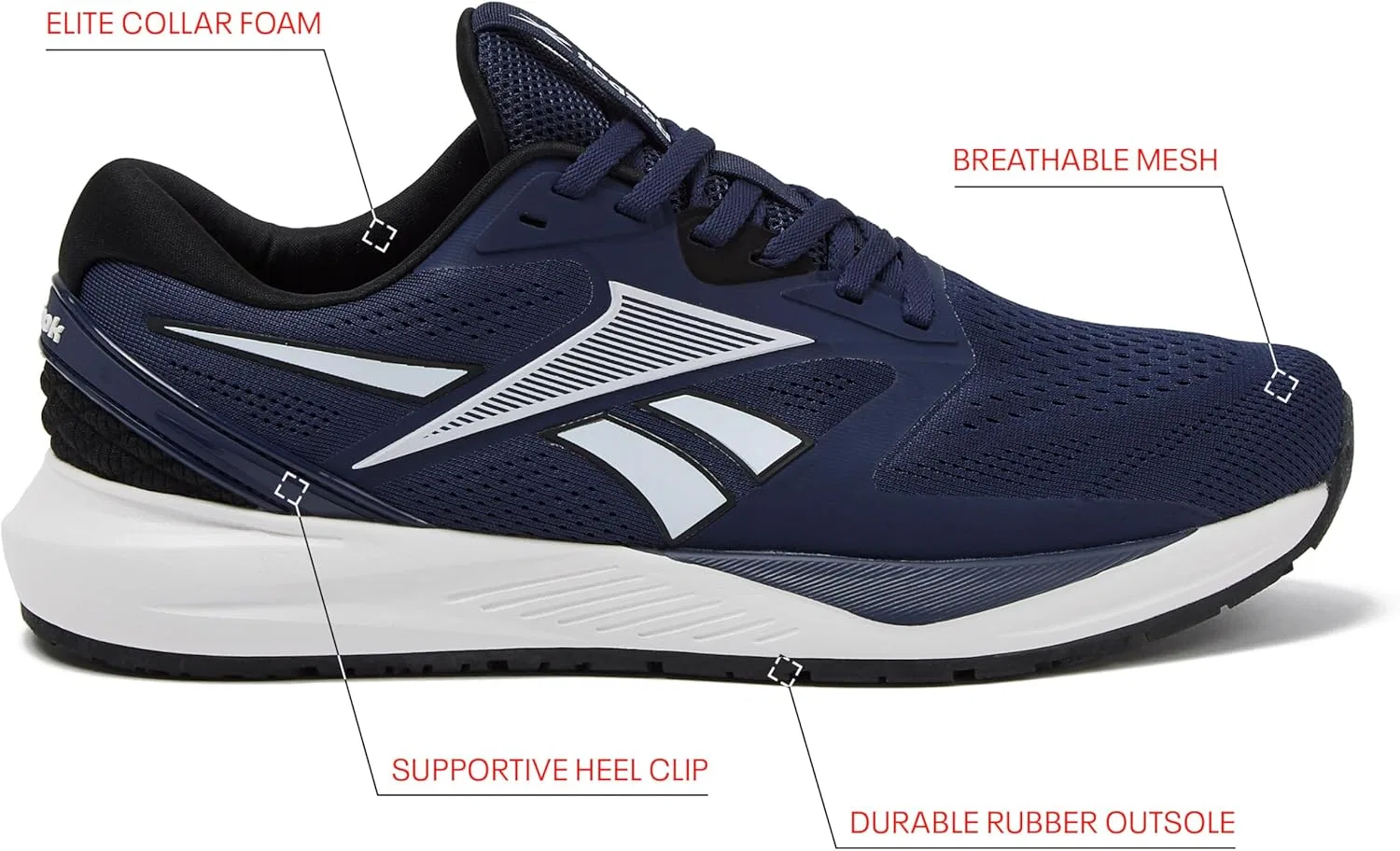 Мужские кроссовки Reebok NFX Trainer 2, Vector Navy Black White — фото 2