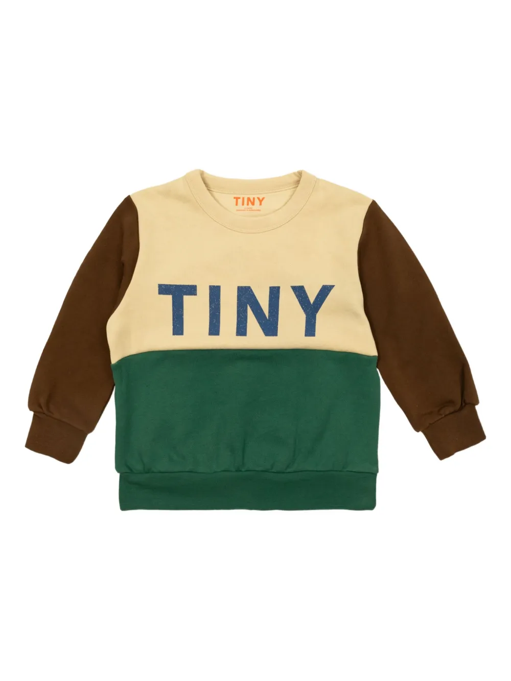 

Толстовка из органического хлопка с цветными блоками Tiny Cottons, нейтральный